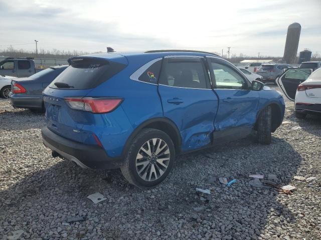 1FMCU9J95LUB25880 - 2020 FORD ESCAPE TITANIUM BLUE photo 3