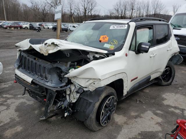 ZACCJBCT1GPD88985 - 2016 JEEP RENEGADE TRAILHAWK WHITE photo 1