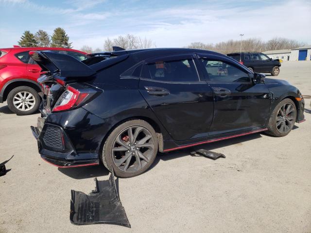 SHHFK7H9XJU431611 - 2018 HONDA CIVIC SPORT TOURING BLACK photo 3