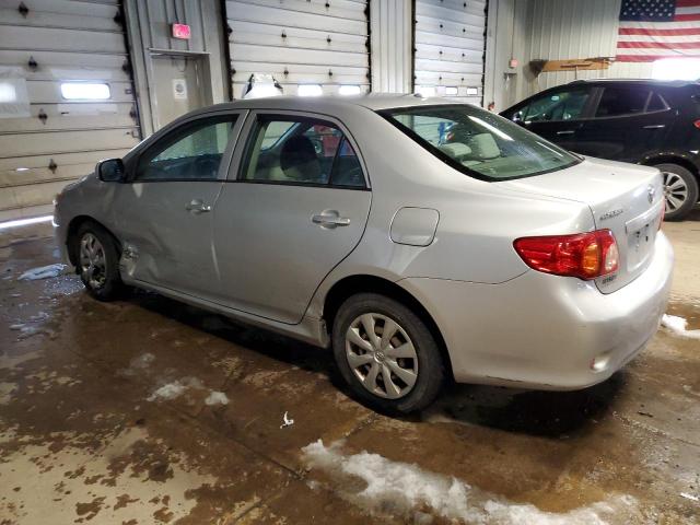 JTDBL40E899059454 - 2009 TOYOTA COROLLA BASE SILVER photo 2