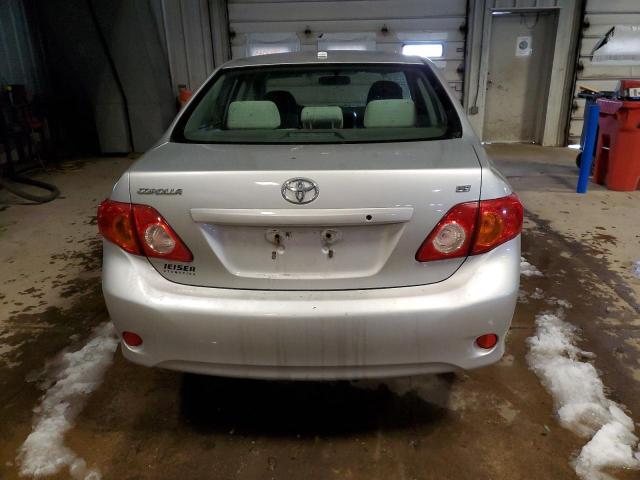 JTDBL40E899059454 - 2009 TOYOTA COROLLA BASE SILVER photo 6
