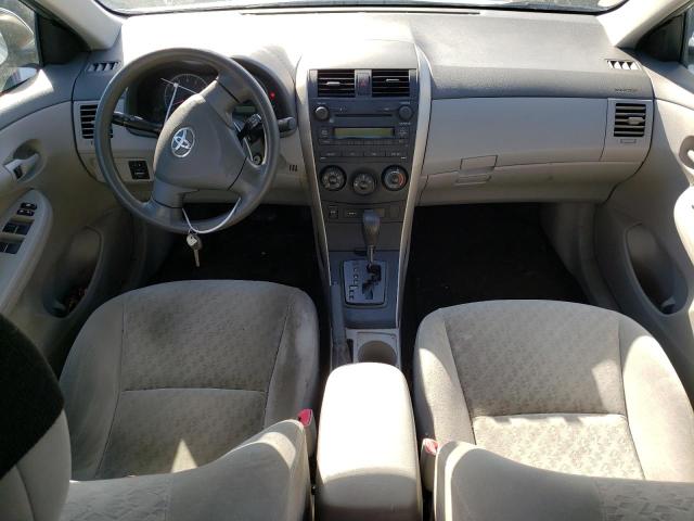 JTDBL40E899059454 - 2009 TOYOTA COROLLA BASE SILVER photo 8