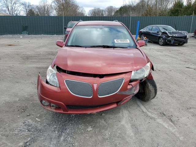 5Y2SL65867Z411104 - 2007 PONTIAC VIBE MAROON photo 5