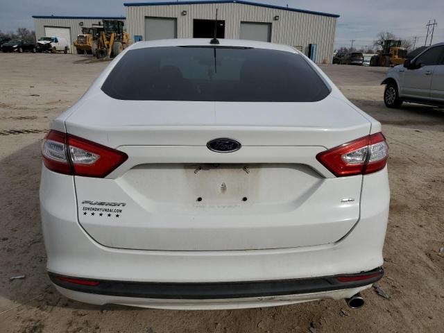 3FA6P0H76GR220086 - 2016 FORD FUSION SE WHITE photo 6