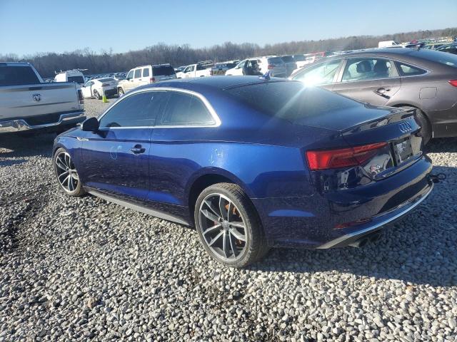WAUR4AF55JA009600 - 2018 AUDI S5 PRESTIGE BLUE photo 2
