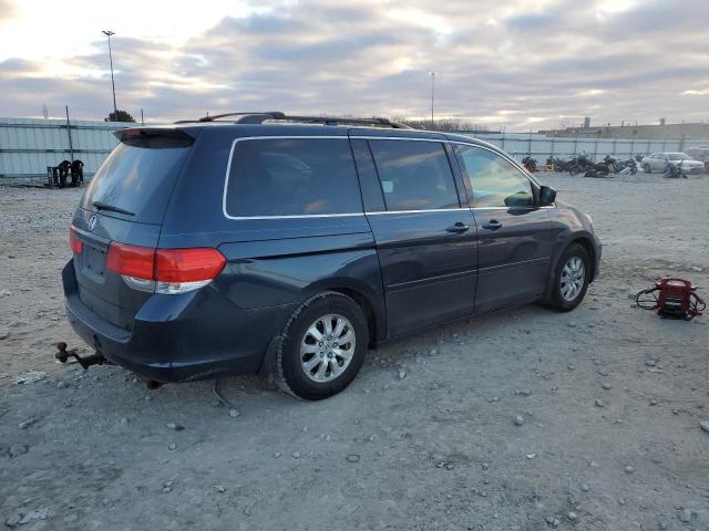 5FNRL3H40AB013843 - 2010 HONDA ODYSSEY EX BLUE photo 3