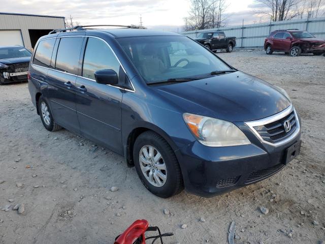 5FNRL3H40AB013843 - 2010 HONDA ODYSSEY EX BLUE photo 4