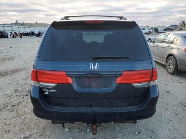 5FNRL3H40AB013843 - 2010 HONDA ODYSSEY EX BLUE photo 6