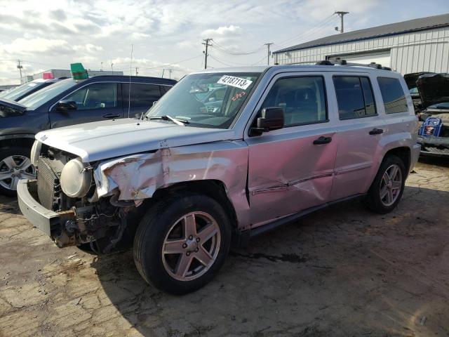 1J8FF48W27D293873 - 2007 JEEP PATRIOT LIMITED SILVER photo 1