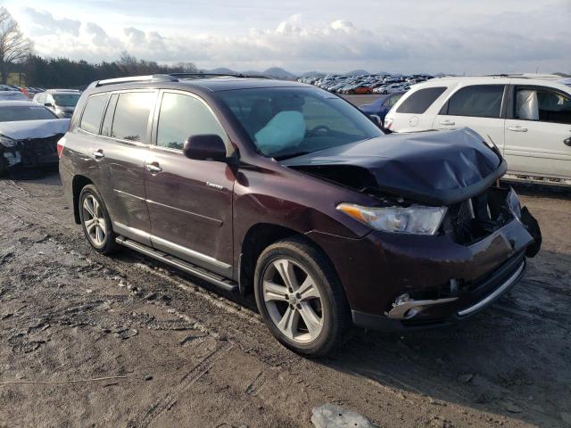 5TDYK3EH9CS059689 - 2012 TOYOTA HIGHLANDER LIMITED PURPLE photo 4