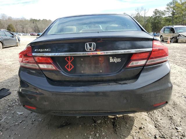 2HGFB2F52DH526555 - 2013 HONDA CIVIC LX BLACK photo 6