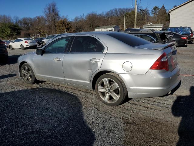 3FAHP0KC7CR251260 - 2012 FORD FUSION SPORT SILVER photo 2