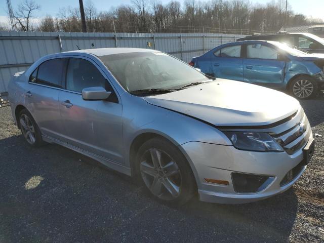 3FAHP0KC7CR251260 - 2012 FORD FUSION SPORT SILVER photo 4