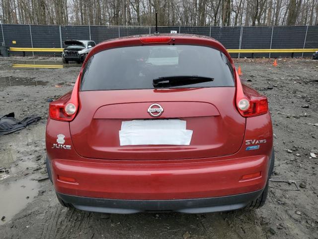 JN8AF5MV8DT209730 - 2013 NISSAN JUKE S RED photo 6