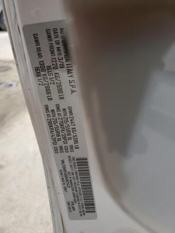 ZFBHRFAB6K6N21433 - 2019 RAM PROMASTER WHITE photo 12