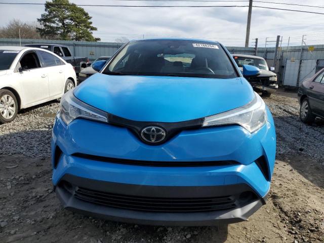 NMTKHMBX8KR086711 - 2019 TOYOTA C-HR XLE BLUE photo 5