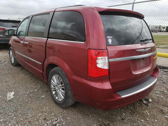 2C4RC1CG9FR610135 - 2015 CHRYSLER TOWN & COU TOURING L BURGUNDY photo 2