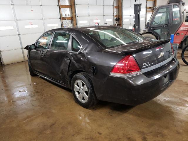 2G1WT57K591194461 - 2009 CHEVROLET IMPALA 1LT CHARCOAL photo 2