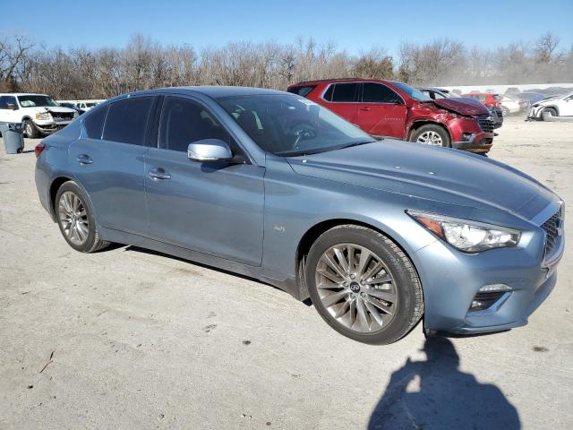 JN1EV7AP7KM542058 - 2019 INFINITI Q50 LUXE أزرق صورة 4