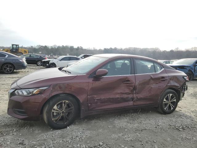 3N1AB8CV2PY272802 - 2023 NISSAN SENTRA SV BURGUNDY photo 1