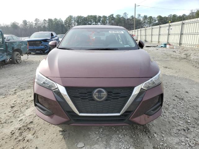 3N1AB8CV2PY272802 - 2023 NISSAN SENTRA SV BURGUNDY photo 5