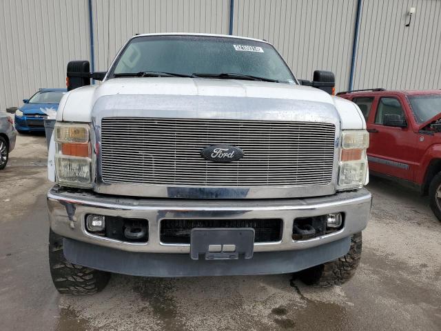 1FTWW31R48EC35877 - 2008 FORD F350 SRW SUPER DUTY WHITE photo 5