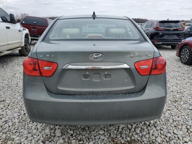 KMHDU4AD9AU152430 - 2010 HYUNDAI ELANTRA BLUE GRAY photo 6