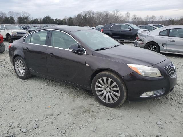 W04GR5EC7B1079047 - 2011 BUICK REGAL CXL MAROON photo 4