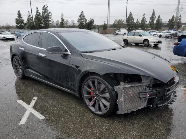 5YJSA1H1XEFP46506 - 2014 TESLA MODEL S BLACK photo 4