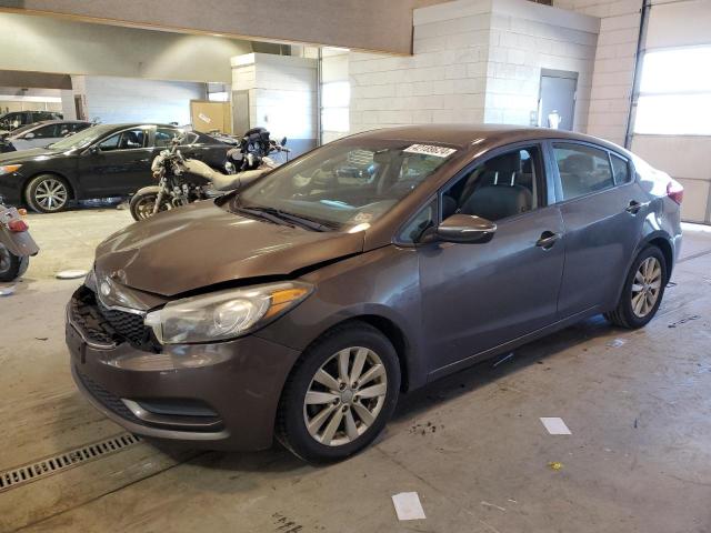 KNAFX4A64E5098425 - 2014 KIA FORTE LX BROWN photo 1