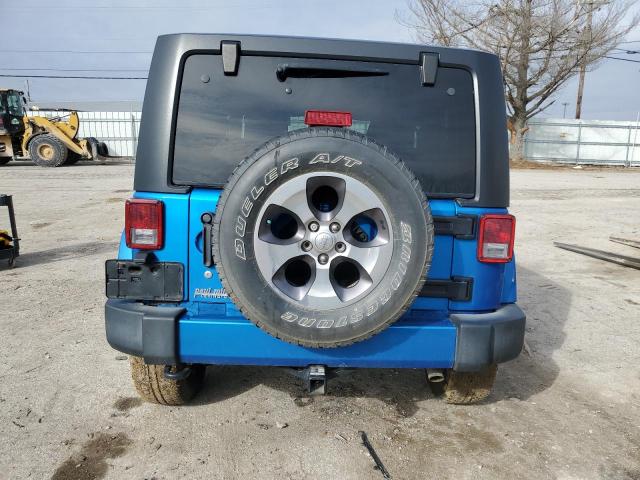 1C4AJWBG5GL205434 - 2016 JEEP WRANGLER SAHARA BLUE photo 6