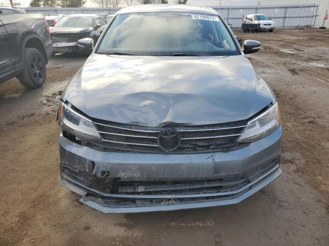 3VWD07AJ9FM230768 - 2015 VOLKSWAGEN JETTA SE GRAY photo 5