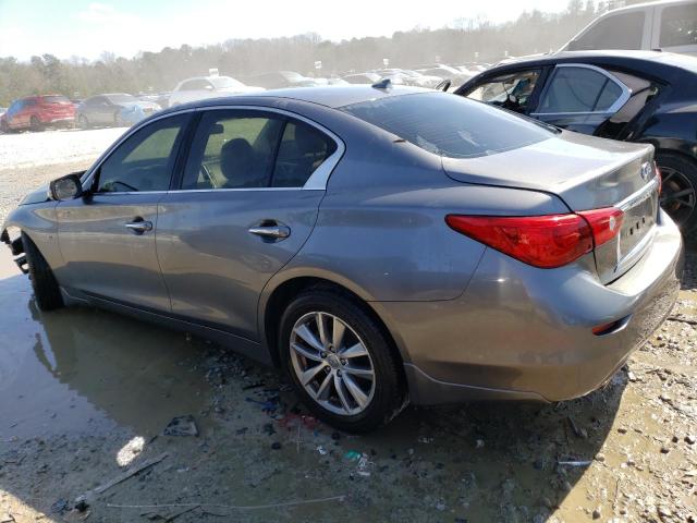 JN1BV7AP2FM343038 - 2015 INFINITI Q50 BASE GRAY photo 2