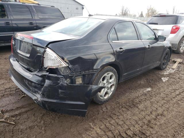 3FAHP0HA2AR315949 - 2010 FORD FUSION SE BLACK photo 3