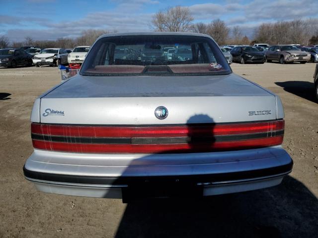 1G4AH54N0M6470897 - 1991 BUICK CENTURY CUSTOM SILVER photo 6