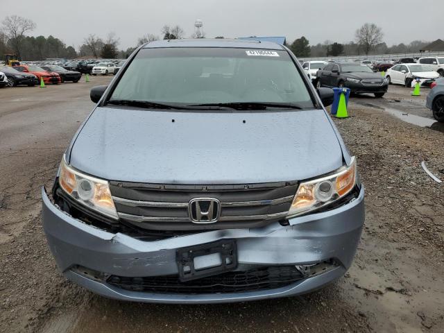 5FNRL5H62CB003086 - 2012 HONDA ODYSSEY EXL BLUE photo 5