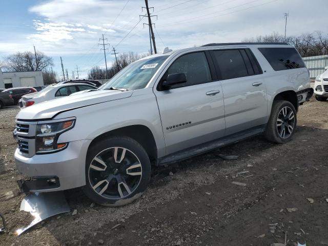 1GNSKHKC6JR320887 - 2018 CHEVROLET SUBURBAN K1500 LT SILVER photo 1