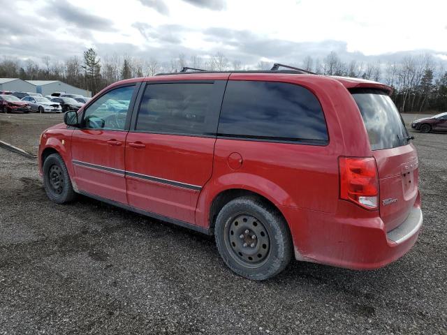 2C4RDGBG1ER467813 - 2014 DODGE GRAND CARA SE RED photo 2