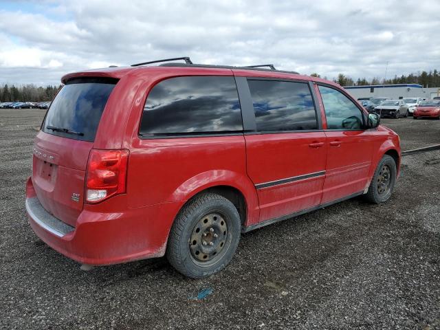 2C4RDGBG1ER467813 - 2014 DODGE GRAND CARA SE RED photo 3