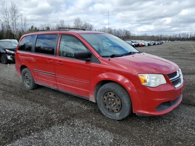 2C4RDGBG1ER467813 - 2014 DODGE GRAND CARA SE RED photo 4