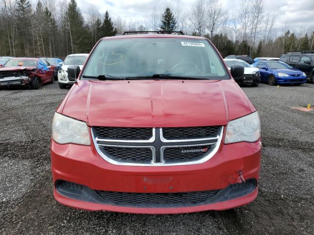 2C4RDGBG1ER467813 - 2014 DODGE GRAND CARA SE RED photo 5