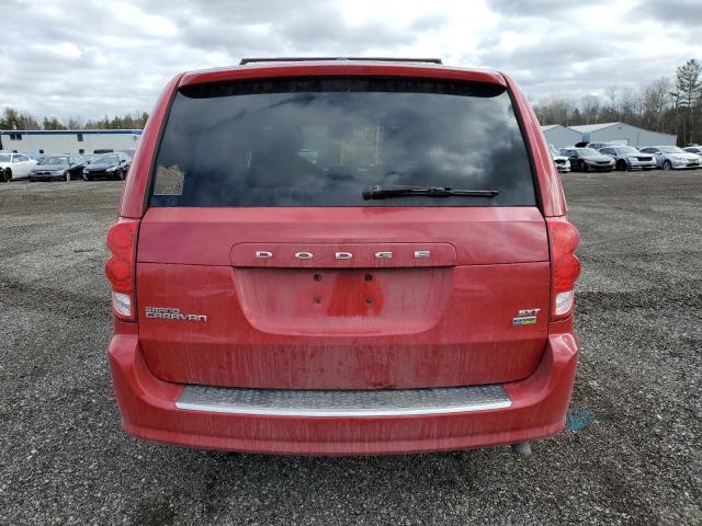 2C4RDGBG1ER467813 - 2014 DODGE GRAND CARA SE RED photo 6