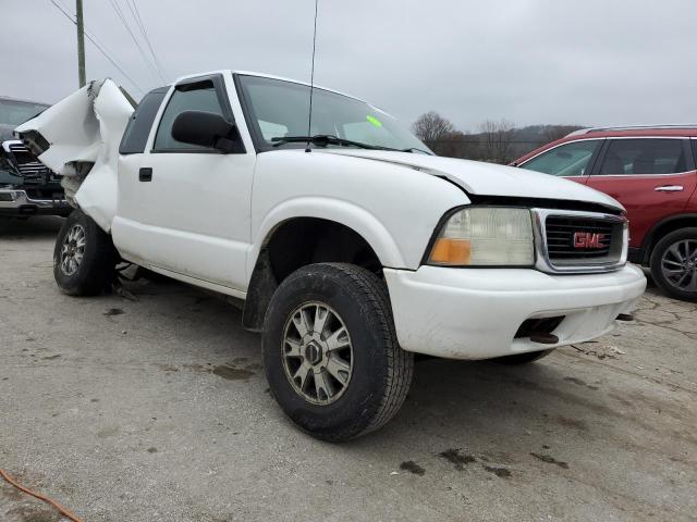 1GTDT19W428249136 - 2002 GMC SONOMA WHITE photo 4