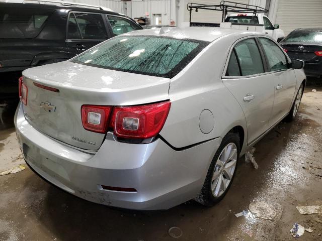 1G11H5SL9EF285098 - 2014 CHEVROLET MALIBU LTZ ვერცხლისფერი ფოტო 3