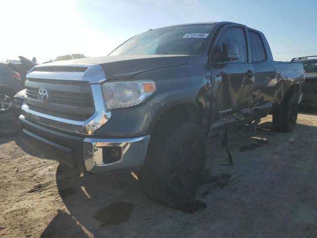 5TFRY5F12FX182863 - 2015 TOYOTA TUNDRA DOUBLE CAB SR/SR5 GRAY photo 1