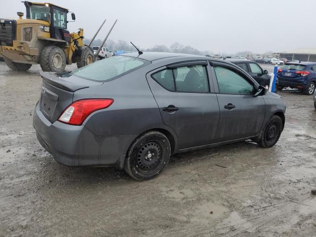 3N1CN7AP8JL882562 - 2018 NISSAN VERSA S GRAY photo 3