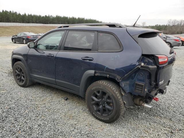 1C4PJMBS5FW667668 - 2015 JEEP CHEROKEE TRAILHAWK BLUE photo 2