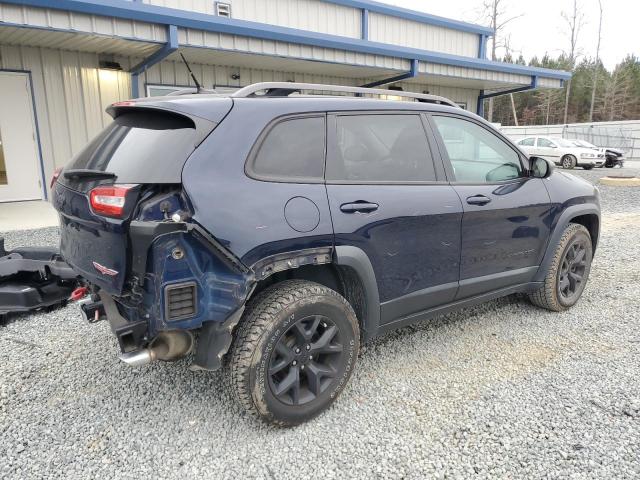 1C4PJMBS5FW667668 - 2015 JEEP CHEROKEE TRAILHAWK BLUE photo 3