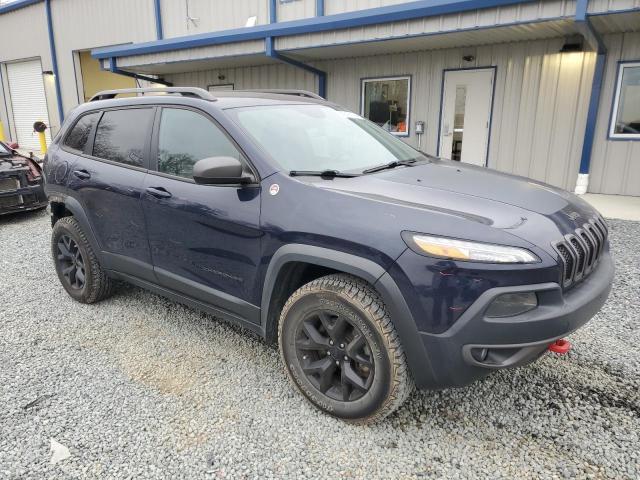 1C4PJMBS5FW667668 - 2015 JEEP CHEROKEE TRAILHAWK BLUE photo 4