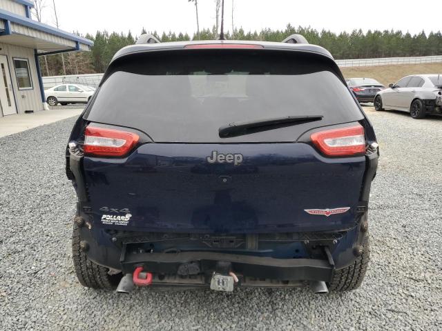 1C4PJMBS5FW667668 - 2015 JEEP CHEROKEE TRAILHAWK BLUE photo 6